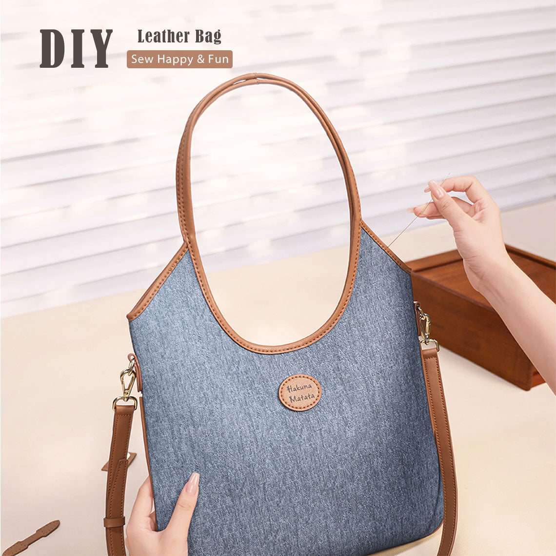 Leather Bag DIY Patterns Sewing Project for Beginners - POPSEWING®
