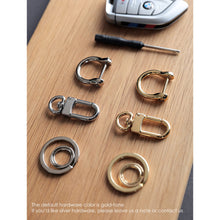 Load image into Gallery viewer, High quality Silver/Gold Hardware in DIY Keychain Kits POPSEWING®
