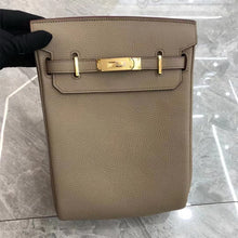 Load image into Gallery viewer, Taupe Leather Shoulder Bag | Unisex Luxury Bag
