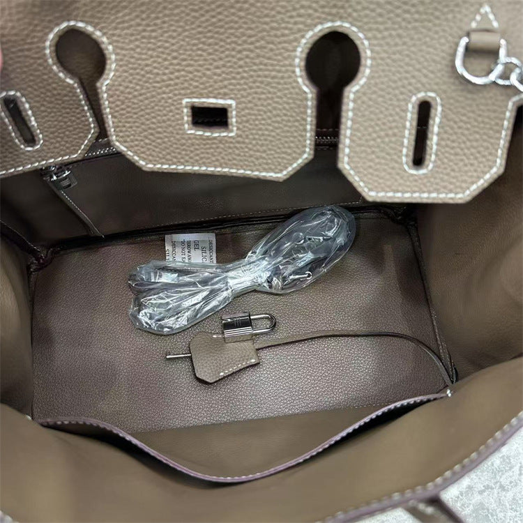 Interior Structure of the Elephant Grey Birkin Bag