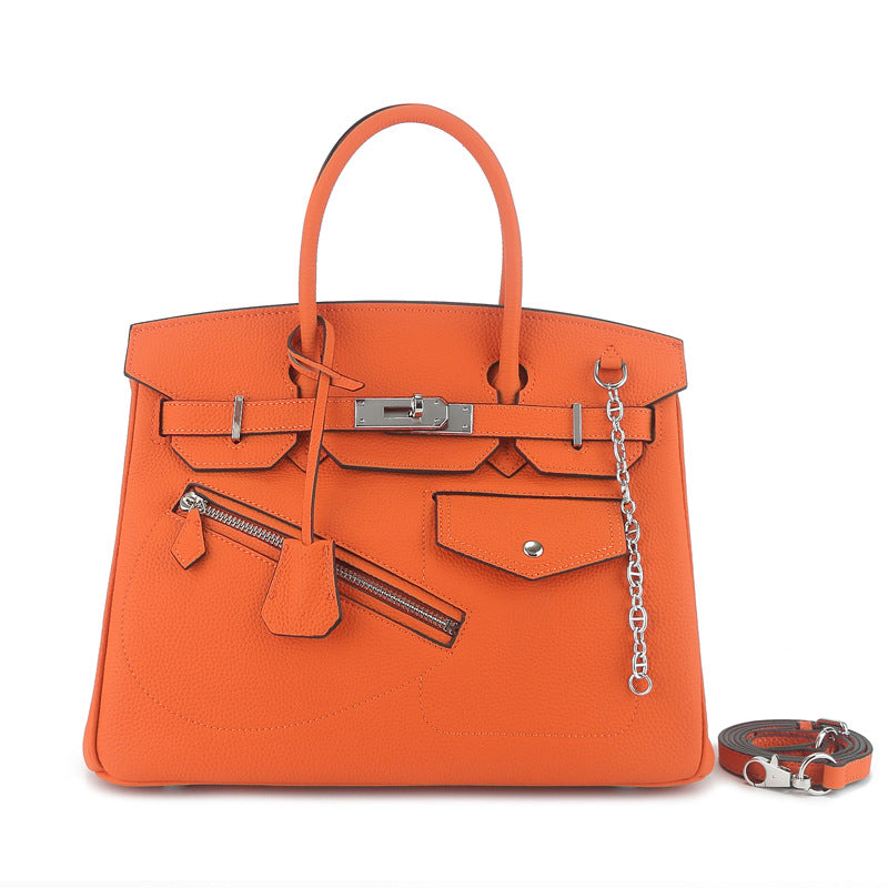 Limited Edition HAC Rock Berkin Top Grain Leather Evercolor Unisex Bag