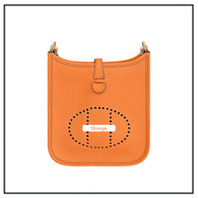 画像をギャラリービューアに読み込む, Orange Evelyne Bag | DIY Hermes Bag Leather Kit - Mini Size | POPSEWING®
