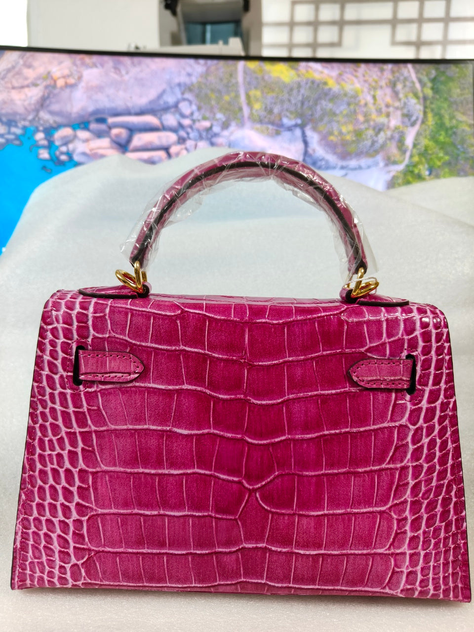 Crocodile Pattern Inspired Kelli Bag New Colors Handbags for Woman