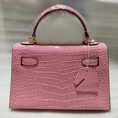Crocodile Pattern Inspired Kelli Bag New Colors Handbags for Woman