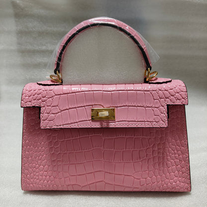 Crocodile Pattern Inspired Kelli Bag New Colors Handbags for Woman