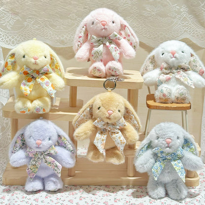 Bow Tie Baby Bunny Bag Charm - Easter Mystery Gift