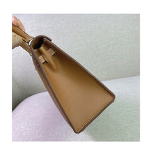 Load image into Gallery viewer, Top Grain Leather Epsom Inspired Kelly Handbag
