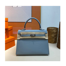 Load image into Gallery viewer, Top Grain Leather Epsom Inspired Kelly Handbag
