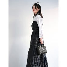 Load image into Gallery viewer, Tote Bag DIY Kit | Handmade Black Leather Handbag for Women - POPSEWING™
