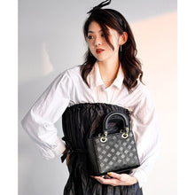 Load image into Gallery viewer, Calfskin Leather Handbag Black | Women Leather Crossbody Bag Purse - POPSEWING™
