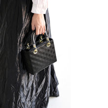 Load image into Gallery viewer, Calfskin Leather Handbag Black | Women Leather Crossbody Bag Purse - POPSEWING™
