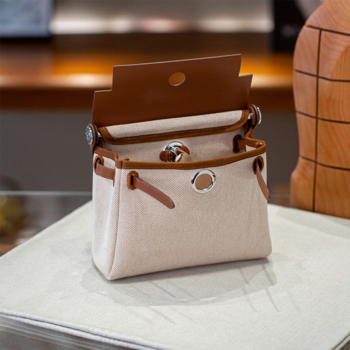 Leather Inspired Mini Herbag Shoulder Bag