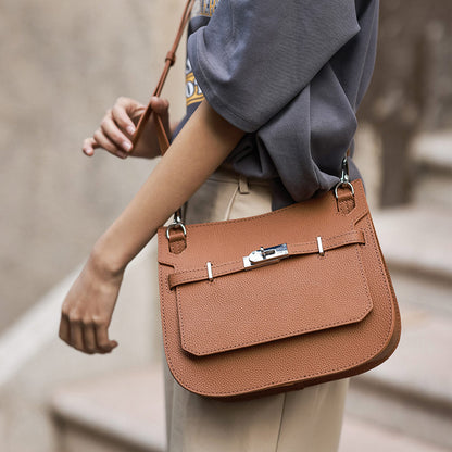 HANDSEWGIFT Top Grain Leather Jypsiere Crossbody Bag DIY Kit