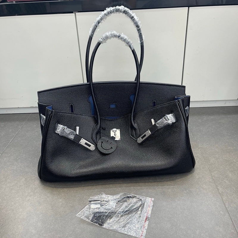 Inspired JPG Shoulder Bag 40cm | Soft Togo Leather Long Handle Bag