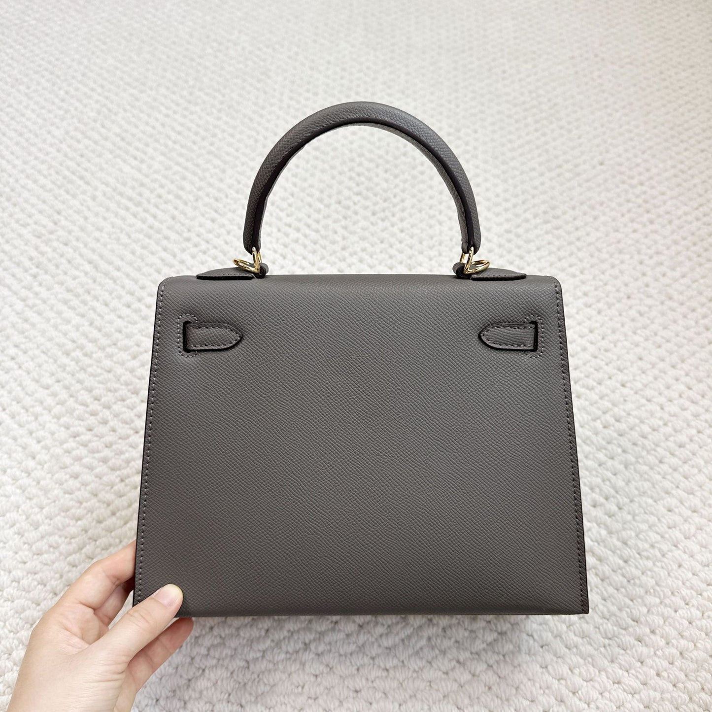 Kelly Etain Gold Hardware Bag-18