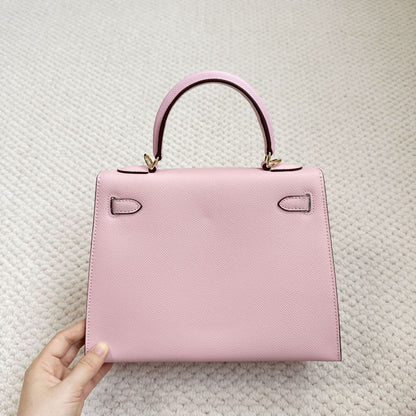 Kelly Pink Gold Hardware Bag-21