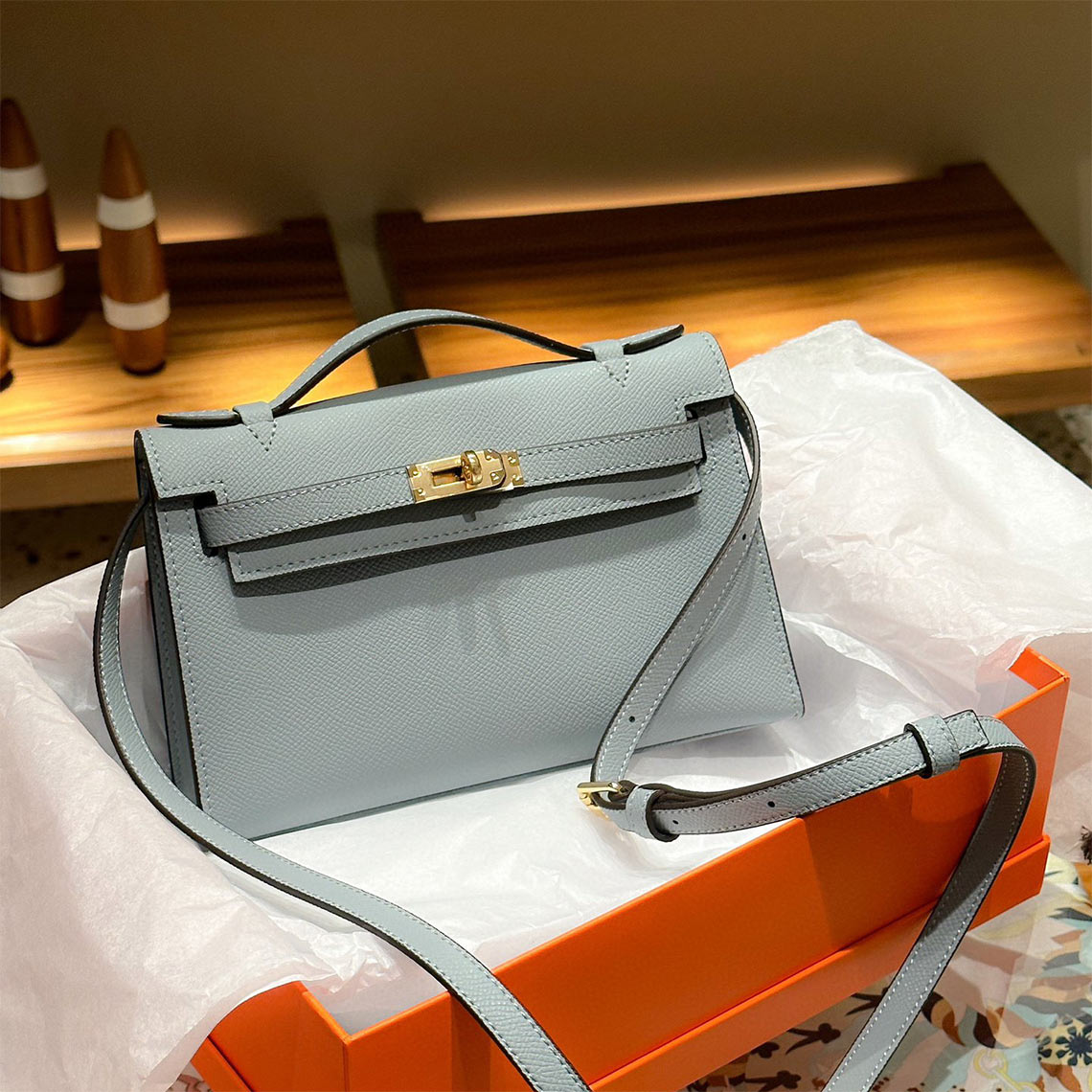 Bleu Lin Kelly Bag