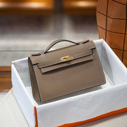 Taupe Kelly Bag