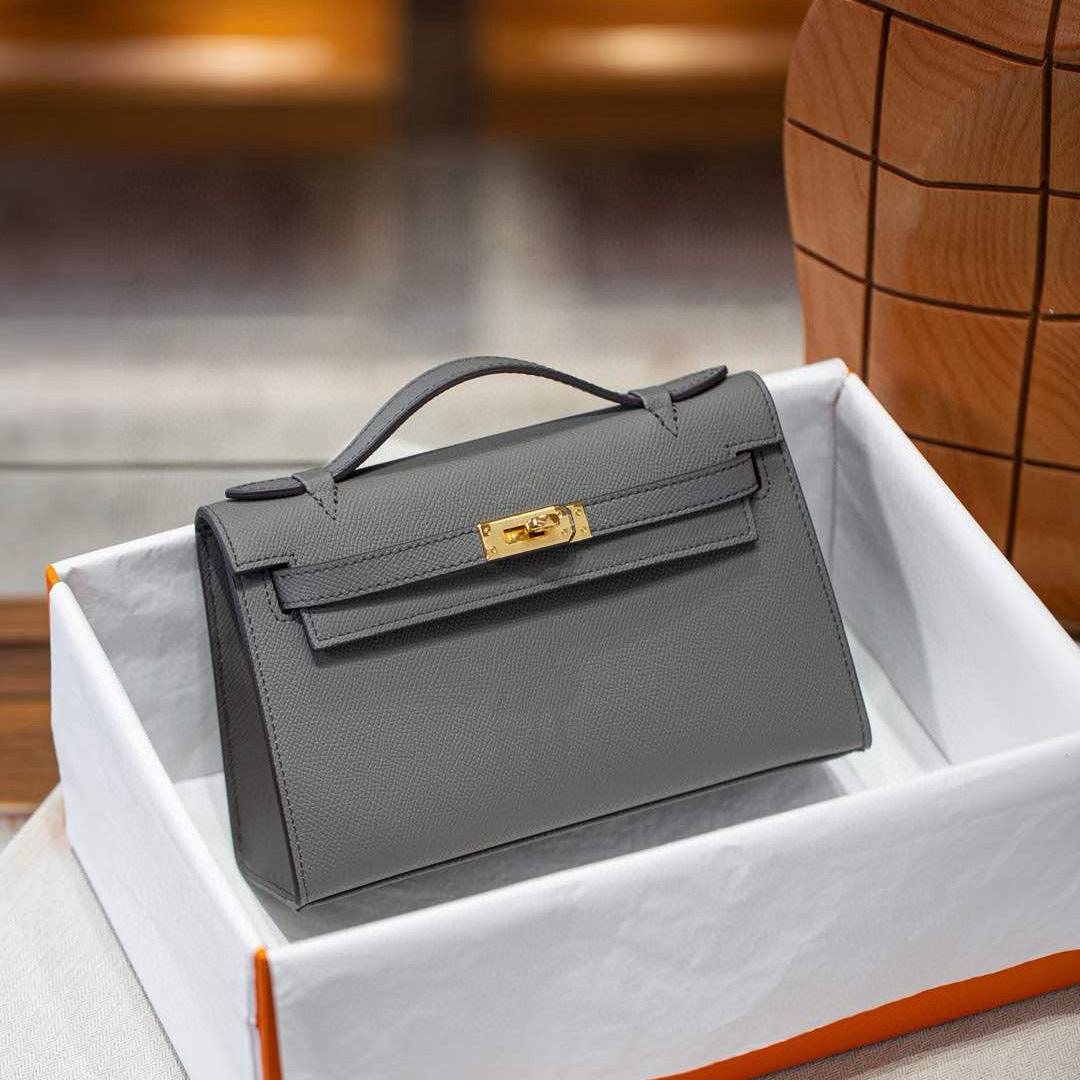 Grey Kelly Bag