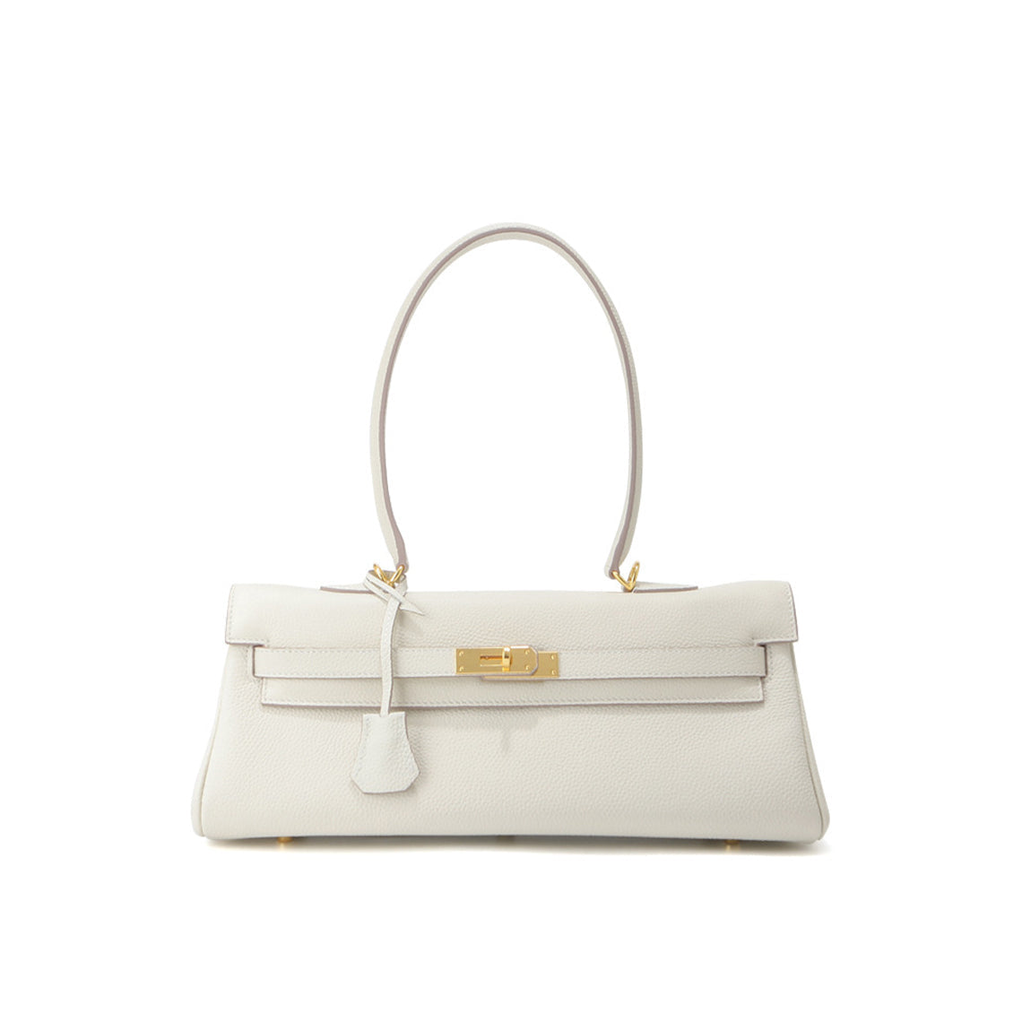 Top Grain Leather Shoulder Bag 35cm