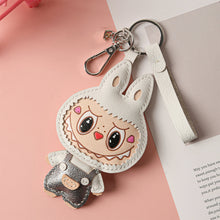 Load image into Gallery viewer, White Labubu Toy Keychain DIY Kit | Beginner DIY Projects - POPSEWING®
