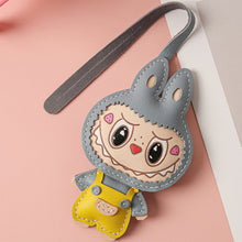 Load image into Gallery viewer, Grey Monster Doll Keychain DIY Kit | Beginner DIY Projects - POPSEWING®
