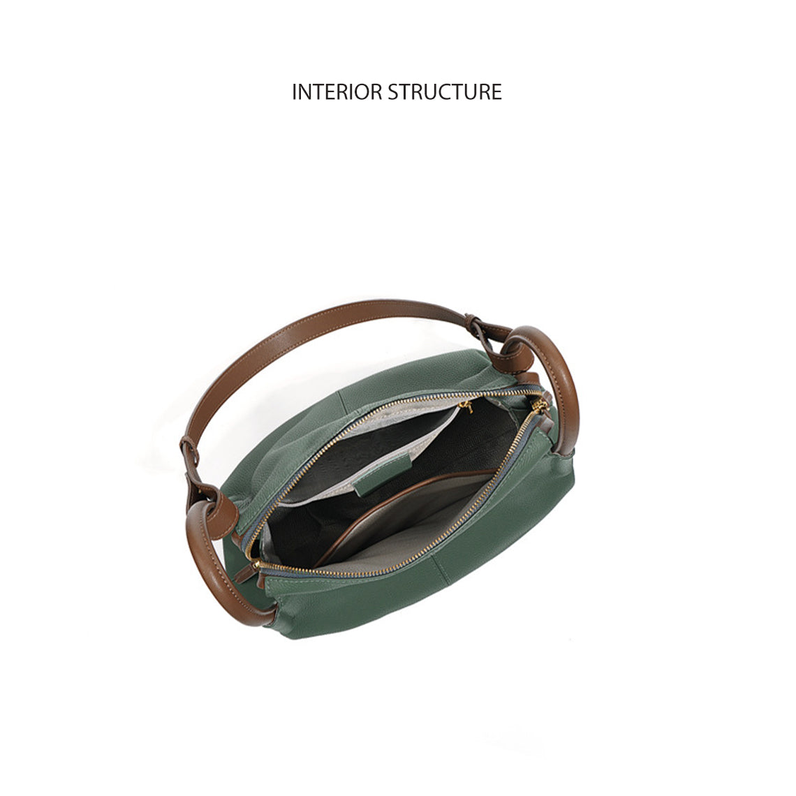 Top Grain Leather Handbags for Women Shoulder Bag