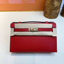 Load image into Gallery viewer, Leather Inspired Kelly Clutch for Women
