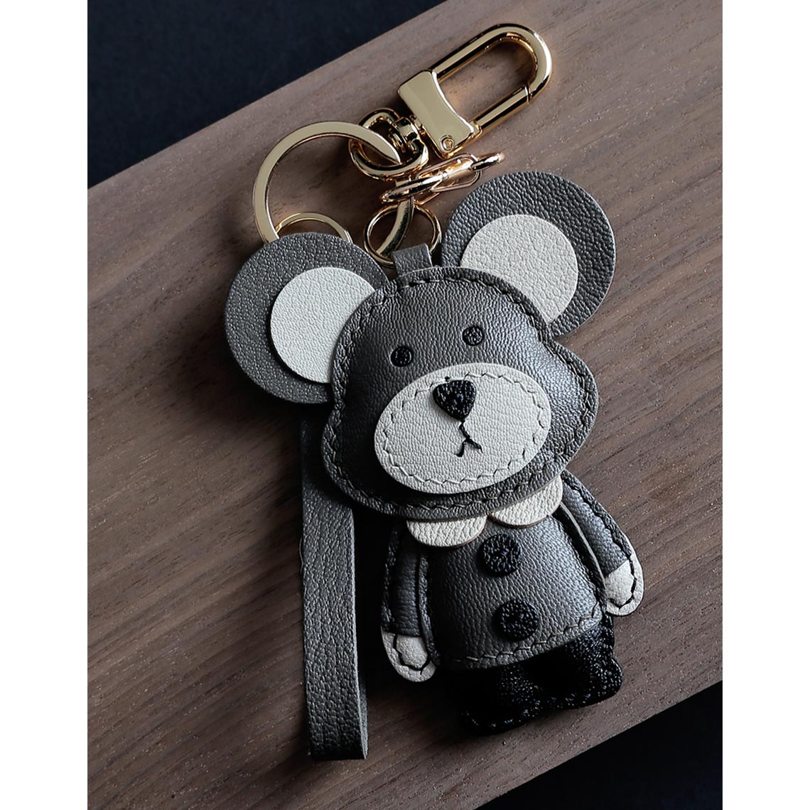 Cute Hamster Leather Keychain Handmade | Make Your Own Leather Keychain with POPSEWING® Kits