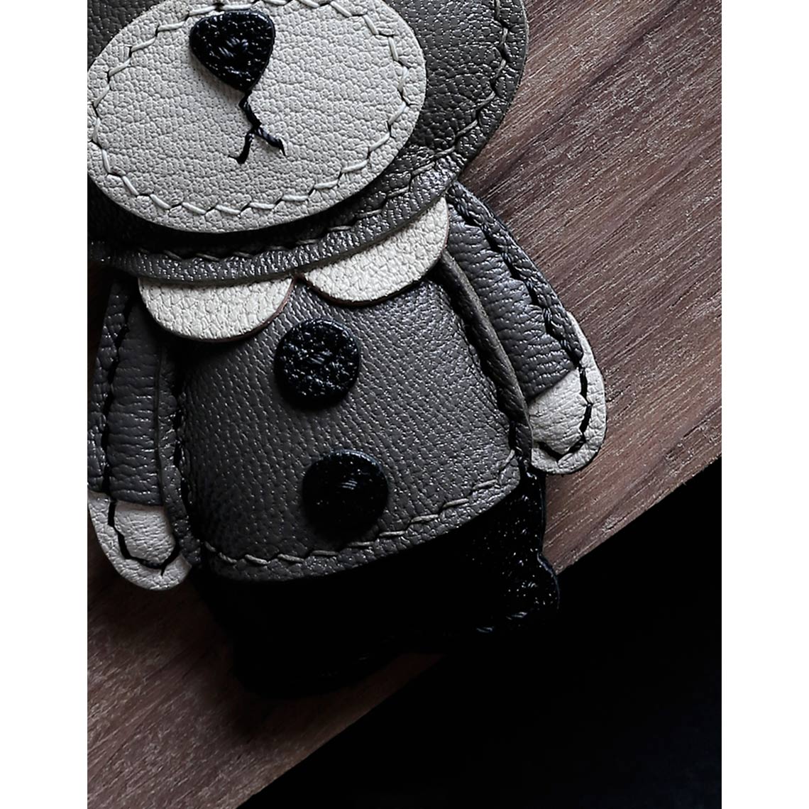 HANDSEWGIFT Leather Hamster Keychain DIY Kit