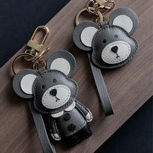 Load image into Gallery viewer, DIY Hamster Leather Keychain Sewing Kit | Cute Hamster Keychain Toy - POPSEWING®
