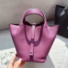 Load image into Gallery viewer, Purple Leather Bag Handbag | Casual Leather Bag for Everyday
