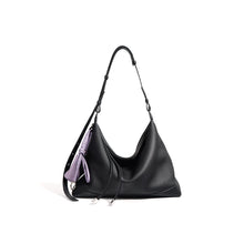 Load image into Gallery viewer, Top Grain Leather Simple Hobo Bag
