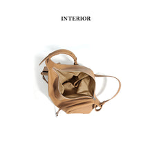 Load image into Gallery viewer, Top Grain Leather Simple Hobo Bag
