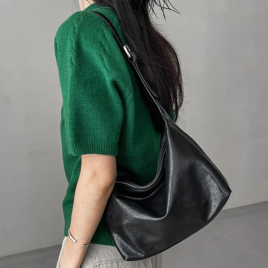 Vegetable Tanned Leather Women Shoulder Bag - POPSEWING®