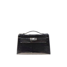 Load image into Gallery viewer, Leather Inspired Croc Kelli Clutch Bag
