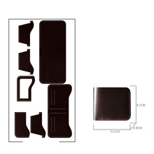 Load image into Gallery viewer, Dark Brown Leather Wallet | Leather Patterns to Make Your Own Wallet - POPSEWING®
