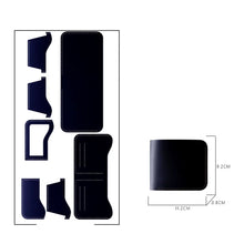 Load image into Gallery viewer, Deep Blue Leather Wallet | Leather Patterns to Make Your Own Wallet - POPSEWING®
