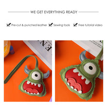 Load image into Gallery viewer, POPSEWING® Leather Bag Charm DIY Kits - Small Leather Sewing Projects
