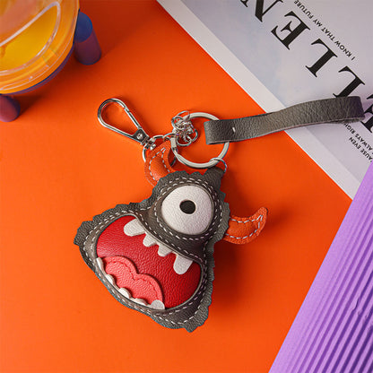 Cute Funny Design Leather Keychain DIY Kit | Homemade DIY Projects