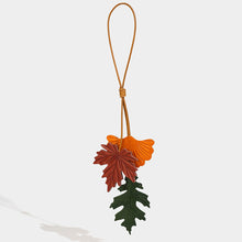 Load image into Gallery viewer, Vegetable Tanned Leather Maple Leaf Charm
