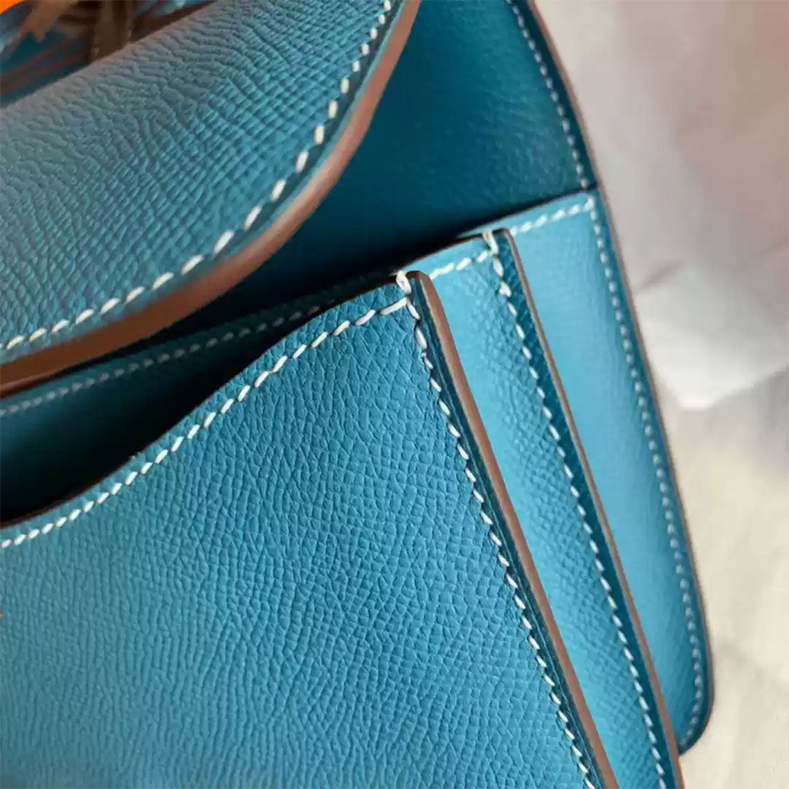 HANDSEWGIFT Full Grain Leather Tofu Konstance Bag Charm DIY Kits | Presale