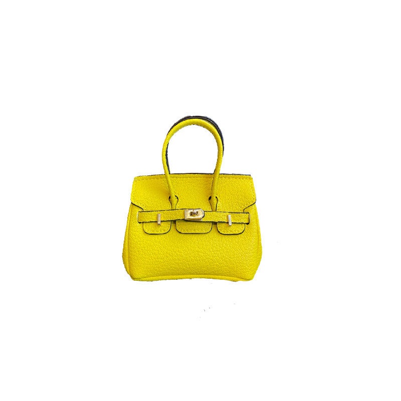 Mini Birkin Handbag Charm-Yellow