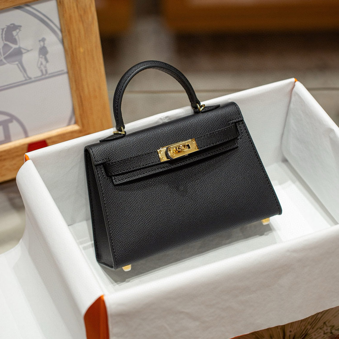 Mini Leather Bag Handbag for Women | Evening Bag Clutch