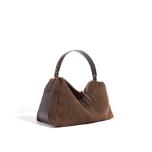 Load image into Gallery viewer, Suede Leather Women Large Capacity Weekender Bag
