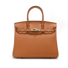 Load image into Gallery viewer, Inspired Mni Birkin 20 Handbag Top Grain Leather Purse Golden Hardware
