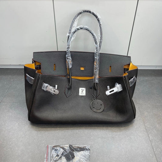 Inspired JPG Berkin Long Handle Soft Togo Leather Shoulder Bag 40cm