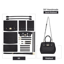 画像をギャラリービューアに読み込む, HANDSEWGIFT Top Grain Leather New Platinum Bag DIY Kit
