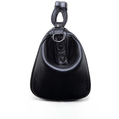 Crocodile-embossed Genuine Leather Doctor Bag Women Tote Bag