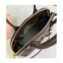 Load image into Gallery viewer, Leather Retro Bowling Top Handle Bag
